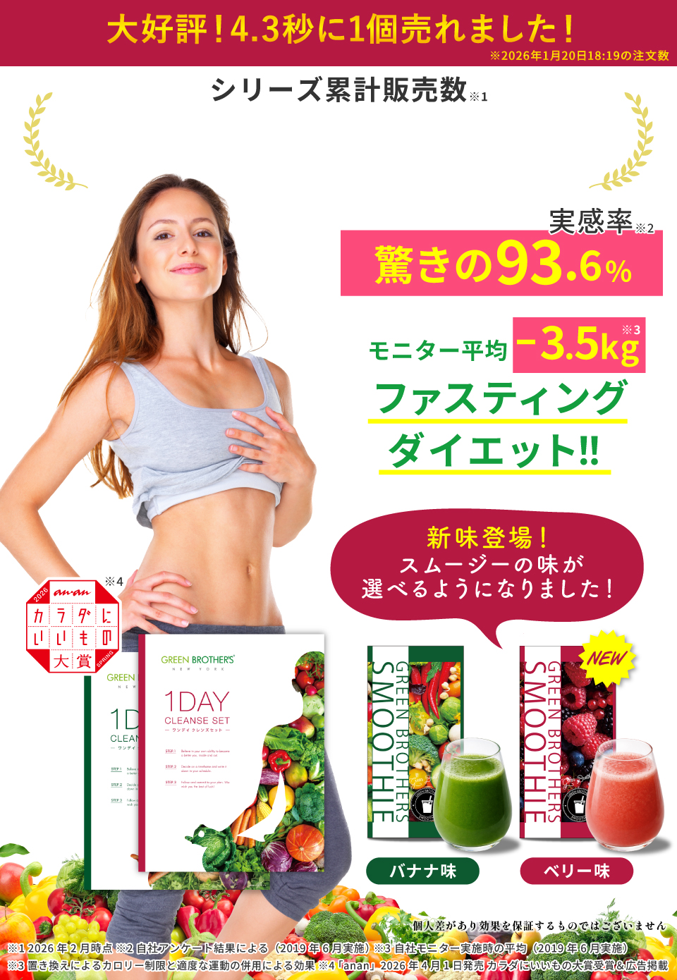 新感覚！？ １週間のファスティングセット